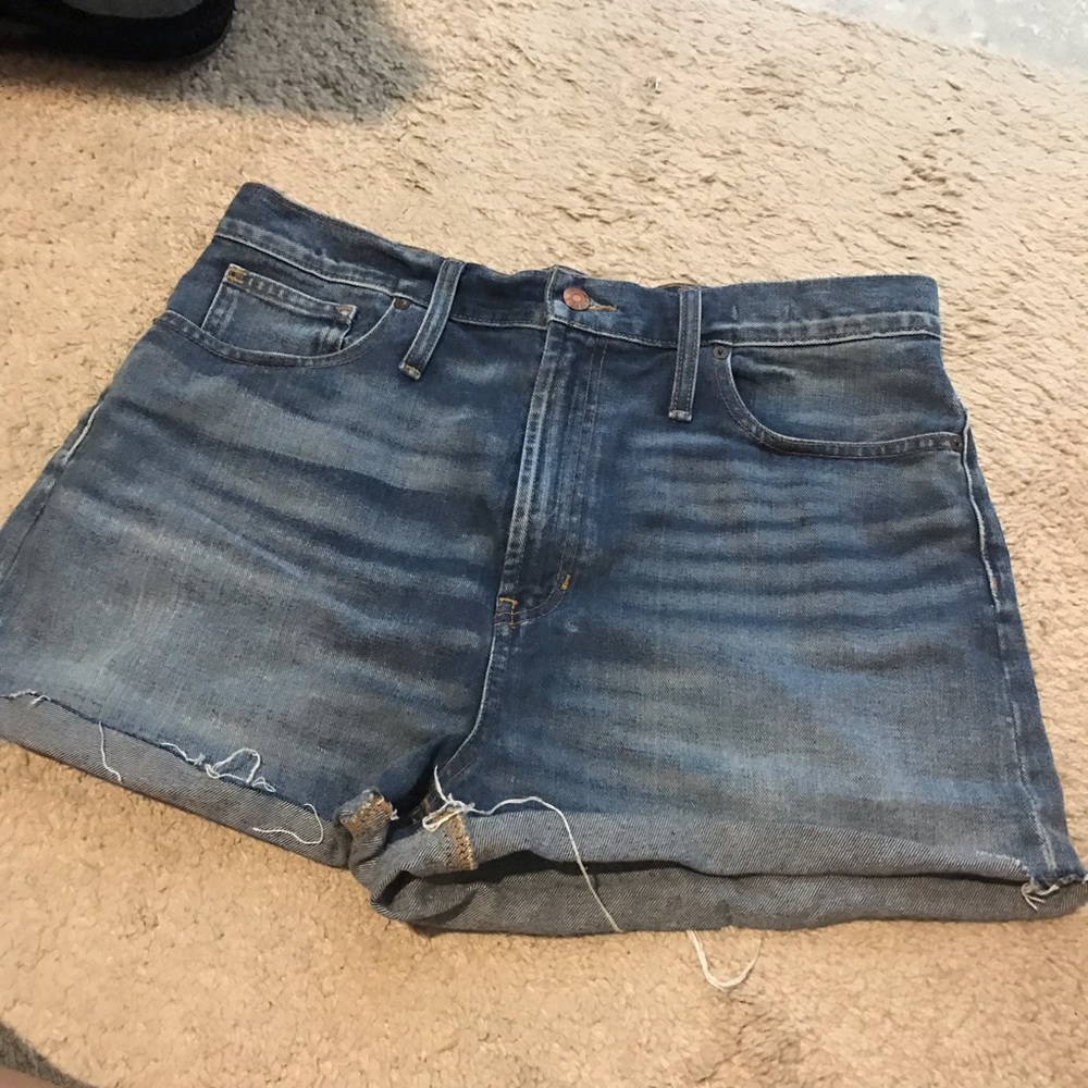 Madewell High Rise Denim Shorts